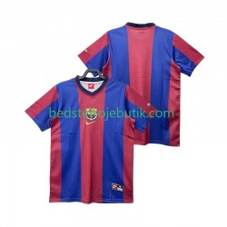 FC Barcelona Retro Mænd Hjemmebane Fodboldtrøje 1999 1998 Kortærmet