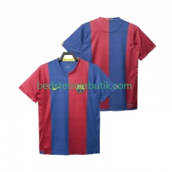 FC Barcelona 2007 Retro Mænd Hjemmebane Fodboldtrøje 2006 Kortærmet