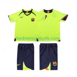 FC Barcelona 2005 Retro Børn Udebane Fodboldtrøje 2006 Kortærmet