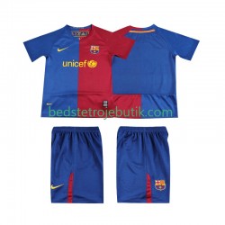FC Barcelona 2009 Retro Børn Hjemmebane Fodboldtrøje 2008 Kortærmet