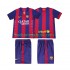 FC Barcelona 2014 2015 Retro Børn Hjemmebane Fodboldtrøje Kortærmet