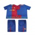 FC Barcelona Champions League 2009 Retro Børn Hjemmebane Fodboldtrøje 2008 Kortærmet