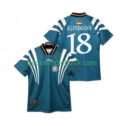 Tyskland KLINSMANN 18 1996 Retro Mænd Udebane Fodboldtrøje Kortærmet