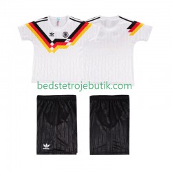 Tyskland 1990 Retro Børn Hjemmebane Fodboldtrøje Kortærmet