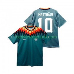 Tyskland MATTHAUS 10 1994 Retro Mænd Udebane Fodboldtrøje Kortærmet