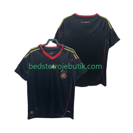 Tyskland Retro Mænd Udebane Fodboldtrøje 2010 Kortærmet