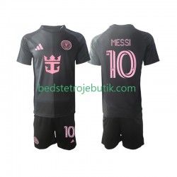 Inter Miami Lionel Messi 10 Børn Udebane Fodboldtrøje 2025 Kortærmet