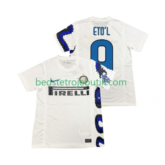 Inter Milan ETOL 9 Retro Mænd Udebane Fodboldtrøje 2011 2010 Kortærmet