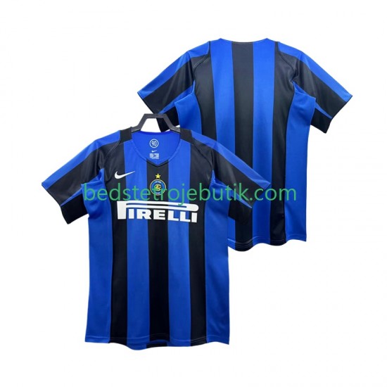 Inter Milan 2005 Retro Mænd Hjemmebane Fodboldtrøje 2004 Kortærmet