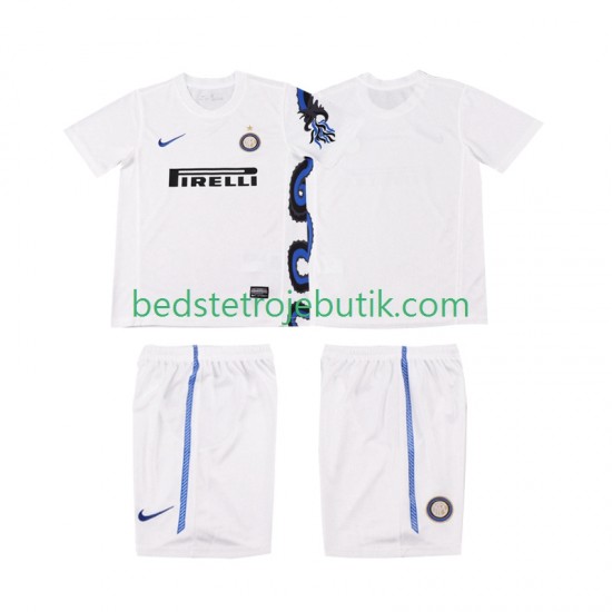 Inter Milan Retro Børn Udebane Fodboldtrøje 2011 2010 Kortærmet