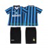 Inter Milan 1997 Retro Børn Hjemmebane Fodboldtrøje 1998 Kortærmet