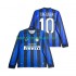 Inter Milan SNEIJDER 10 2009 Retro Mænd Hjemmebane Fodboldtrøje 2010 Langærmet