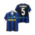 Inter Milan STANKOVIC 5 Champions League 2009 Retro Mænd Hjemmebane Fodboldtrøje 2008 Kortærmet