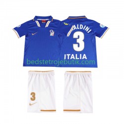 Italien MALDINI 3 1996 Retro Børn Hjemmebane Fodboldtrøje Kortærmet