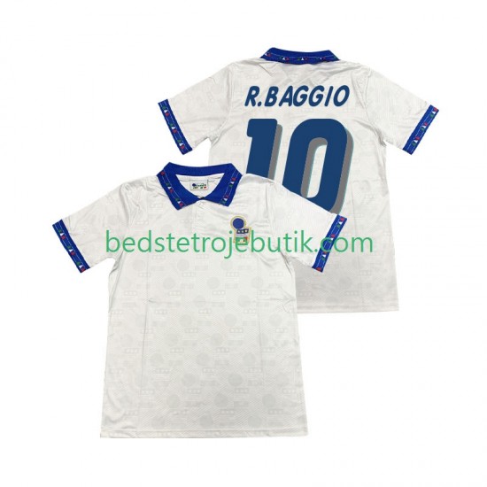 Italien Roberto Baggio 10 1994 Retro Mænd Udebane Fodboldtrøje Kortærmet