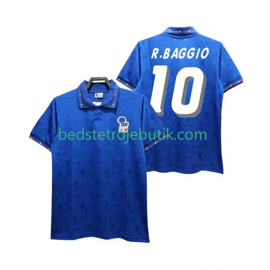 Italien Roberto Baggio 10 1994 Retro Mænd Hjemmebane Fodboldtrøje Kortærmet