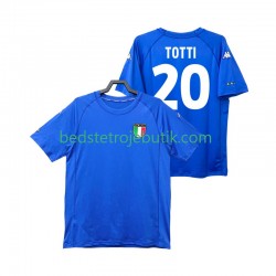 Italien Totti 20 2000 Retro Mænd Hjemmebane Fodboldtrøje Kortærmet