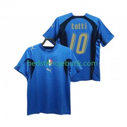 Italien Totti 20 Retro Mænd Hjemmebane Fodboldtrøje 2006 Kortærmet