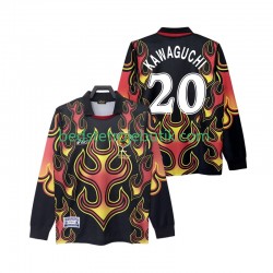 Japan KAWAGUGHI 20 Målmand Retro Mænd Hjemmebane Fodboldtrøje 1998 Langærmet