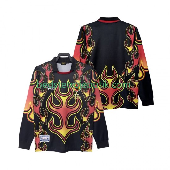 Japan Målmand Retro Mænd Hjemmebane Fodboldtrøje 1998 Langærmet