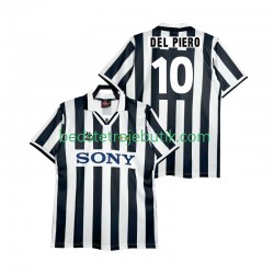 Juventus DEL PIERO 10 1995 1996 Retro Mænd Hjemmebane Fodboldtrøje Kortærmet