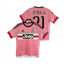 Juventus DYBALA 21 2016 2017 Retro Mænd Udebane Fodboldtrøje Kortærmet