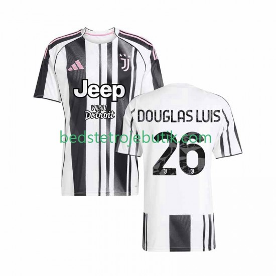 Juventus Douglas Luiz 26 Mænd Hjemmebane Fodboldtrøje 2025-2026 Kortærmet
