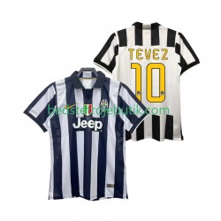 Juventus TEVEZ 10 2014 2015 Retro Mænd Hjemmebane Fodboldtrøje Kortærmet