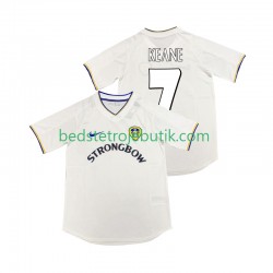 Leeds United KEANE 7 2000 2001 Retro Mænd Hjemmebane Fodboldtrøje Kortærmet