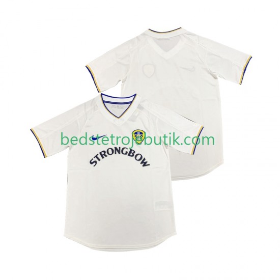 Leeds United 2000 2001 Retro Mænd Hjemmebane Fodboldtrøje Kortærmet