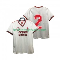 Liverpool 2 1985 1986 Retro Mænd Udebane Fodboldtrøje Kortærmet