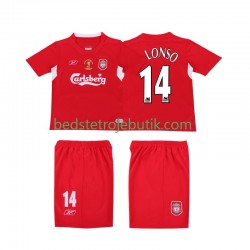 Liverpool ALONSO 14 LWP 2005 Retro Mænd Hjemmebane Fodboldtrøje 2004 Kortærmet