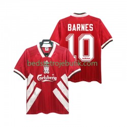 Liverpool BARNES 10 1993 1995 Retro Mænd Hjemmebane Fodboldtrøje Kortærmet