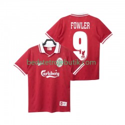 Liverpool FOWLER 9 1996 Retro Mænd Hjemmebane Fodboldtrøje 1998 Kortærmet