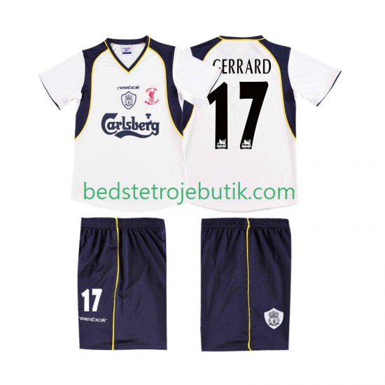Liverpool GERRARD 17 LWP 2001 Retro Mænd Udebane Fodboldtrøje 2002 Kortærmet