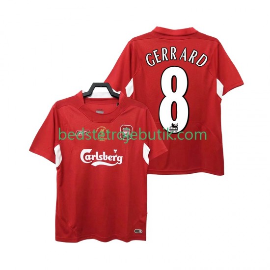 Liverpool GERRARD 8 2005 Retro Mænd Hjemmebane Fodboldtrøje 2004 Kortærmet