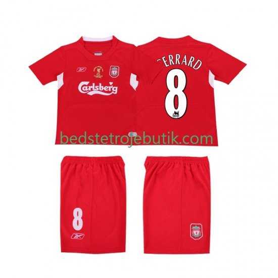 Liverpool GERRARD 8 LWP 2005 Retro Mænd Hjemmebane Fodboldtrøje 2004 Kortærmet