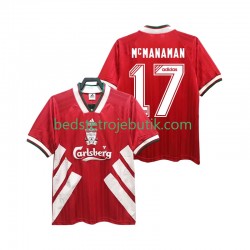 Liverpool MCMANAMAN 17 1993 1995 Retro Mænd Hjemmebane Fodboldtrøje Kortærmet