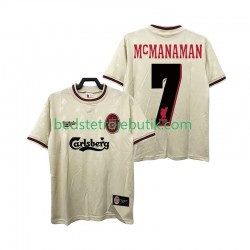 Liverpool MCMANAMAN 7 1996 1997 Retro Mænd Udebane Fodboldtrøje Kortærmet