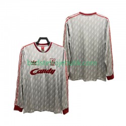 Liverpool 1989 1991 Retro Mænd Udebane Fodboldtrøje Langærmet