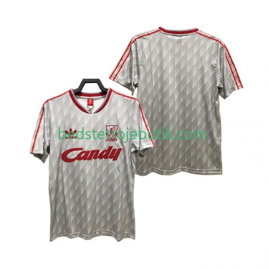 Liverpool 1989 1991 Retro Mænd Udebane Fodboldtrøje Kortærmet
