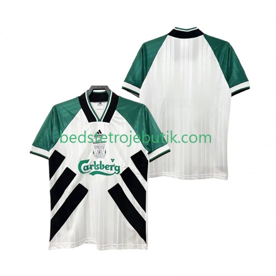 Liverpool 1993 1995 Retro Mænd Udebane Fodboldtrøje Kortærmet
