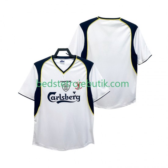 Liverpool 2001 Retro Mænd Udebane Fodboldtrøje 2002 Kortærmet