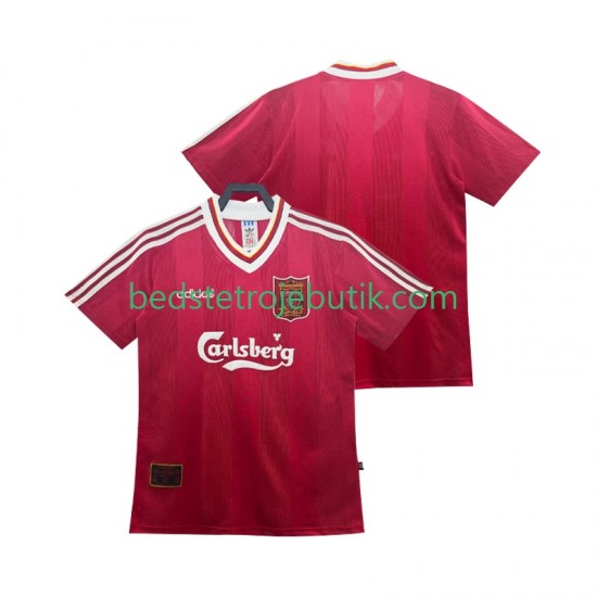 Liverpool 1995 1996 Retro Mænd Hjemmebane Fodboldtrøje Kortærmet