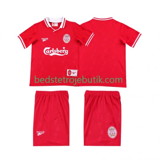 Liverpool LWP 1996 1997 Retro Børn Hjemmebane Fodboldtrøje Kortærmet