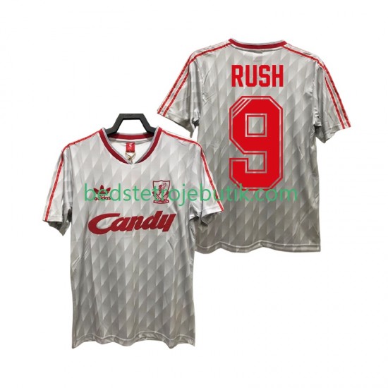Liverpool Rush 9 1989 1991 Retro Mænd Udebane Fodboldtrøje Kortærmet