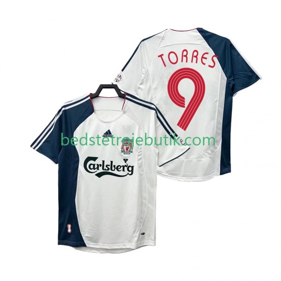 Liverpool Torres 9 Retro Mænd Udebane Fodboldtrøje 2008 2006 Kortærmet