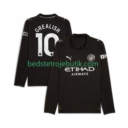 Manchester City Jack Grealish 10 Mænd Udebane Fodboldtrøje 2025-2026 Langærmet