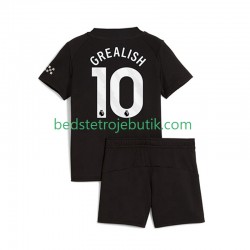 Manchester City Jack Grealish 10 Børn Udebane Fodboldtrøje 2025-2026 Kortærmet