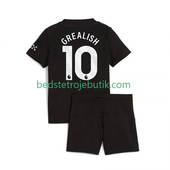 Manchester City Jack Grealish 10 Børn Udebane Fodboldtrøje 2025-2026 Kortærmet
